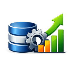 Improve data operations icon without text