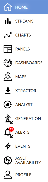 Nrgstream Platform Navigation
